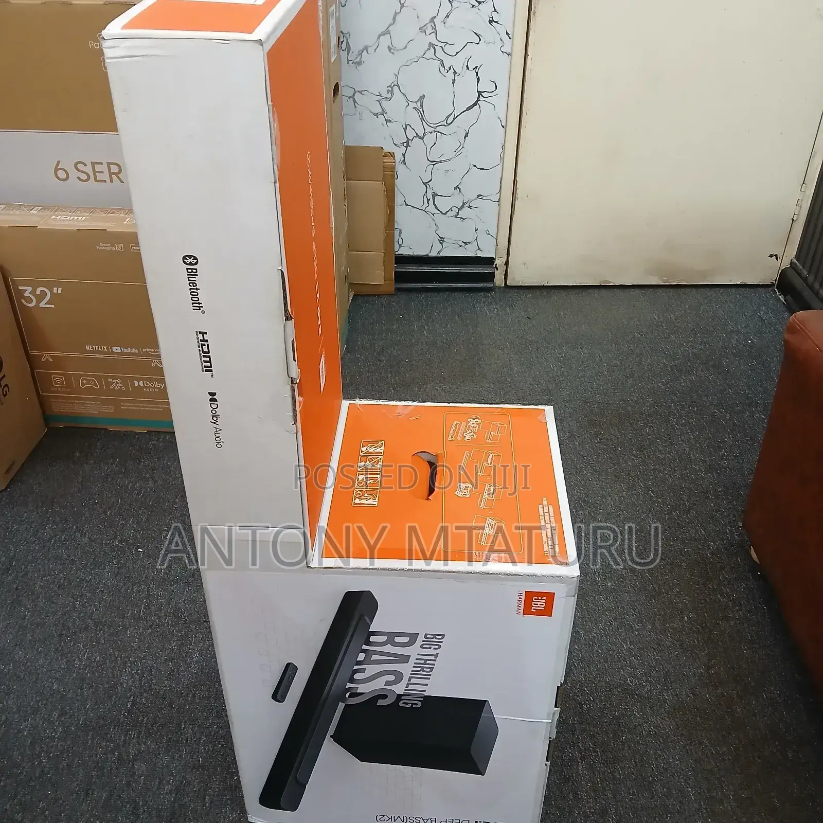 JBL 2.1ch Bar2.1 Deep Bass (Mk2) Soundbar 300w - Black