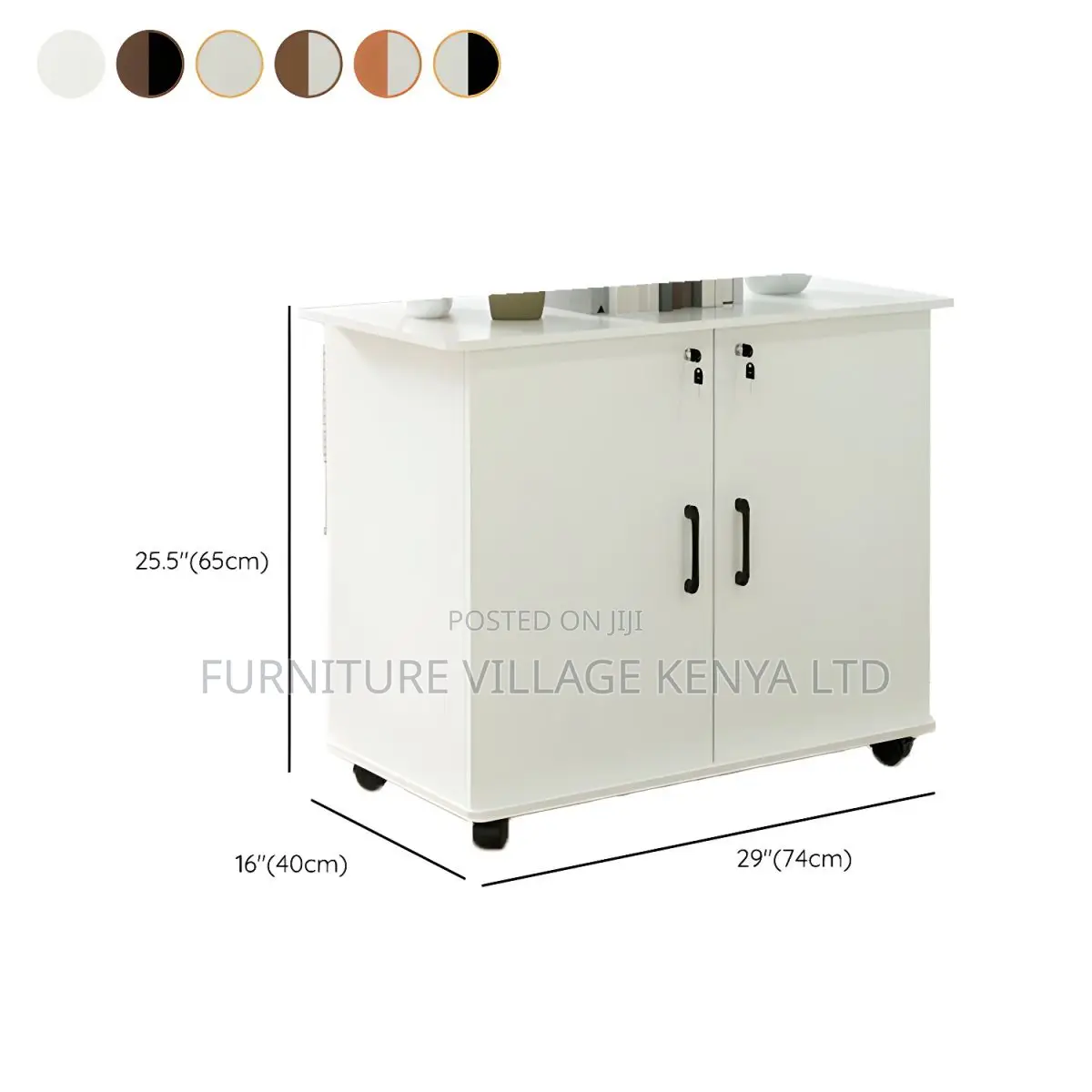 Office Cabinet; 2-Door Executive Wooden Cabinet