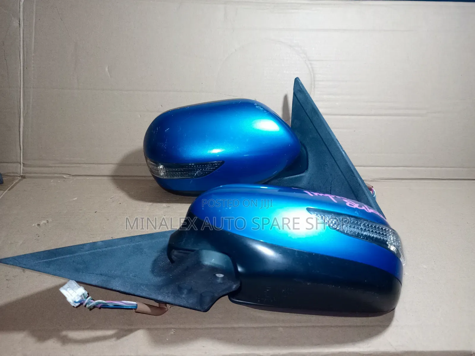 Subaru Impreza N14 Rear View Mirrors Complete With Indicator