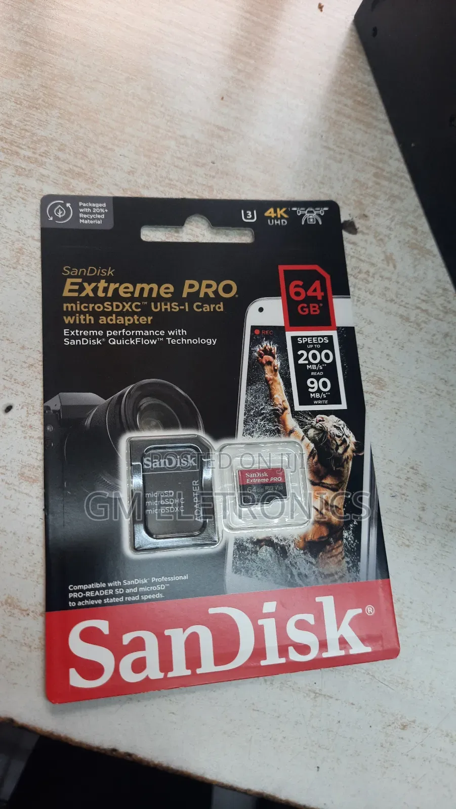 New 64gb Exreme Pro Micro SDXC-1: 200mb/S Read,90mb/S Write