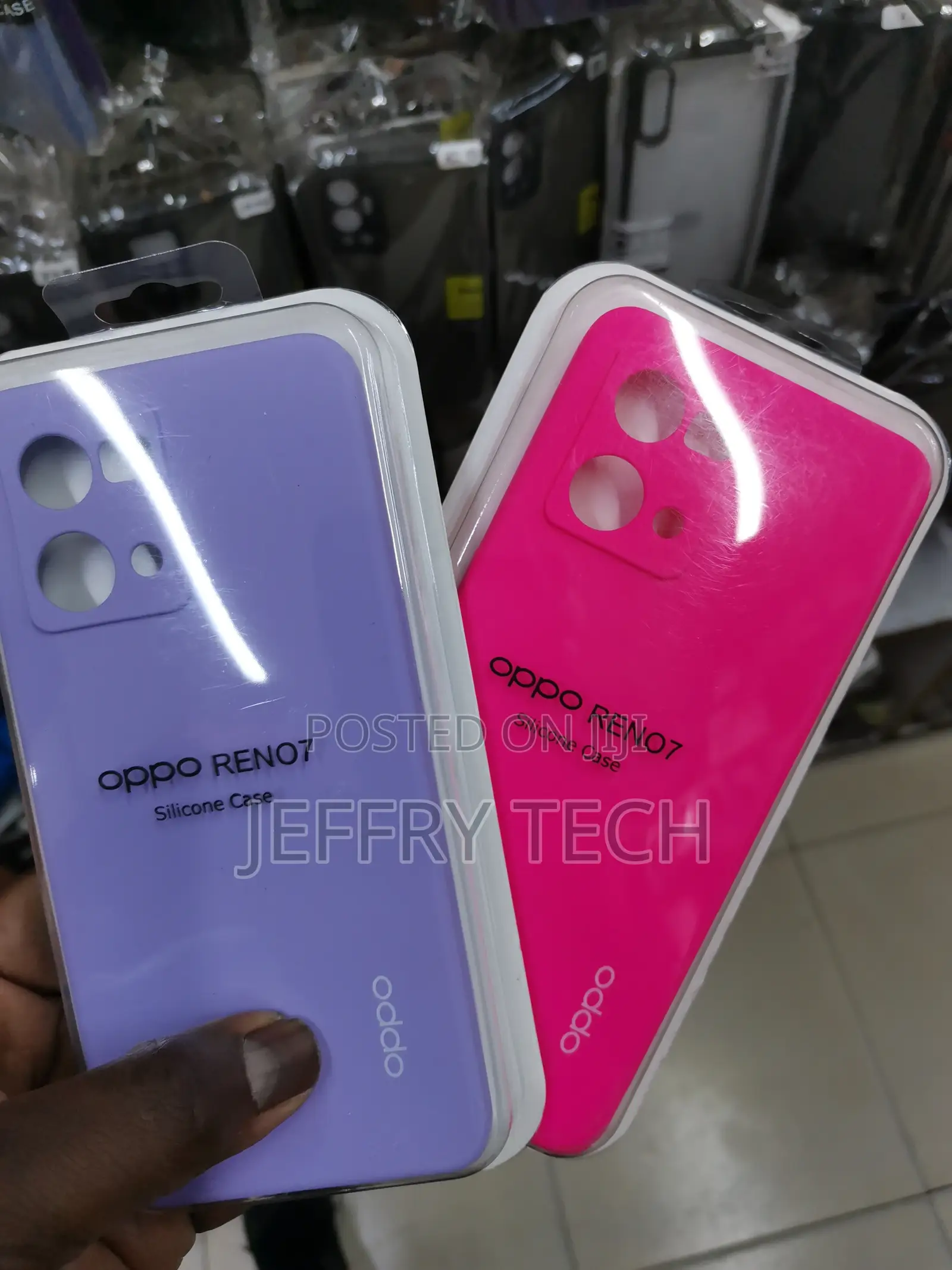 Silicone Case for Oppo Reno 7 -Purple-