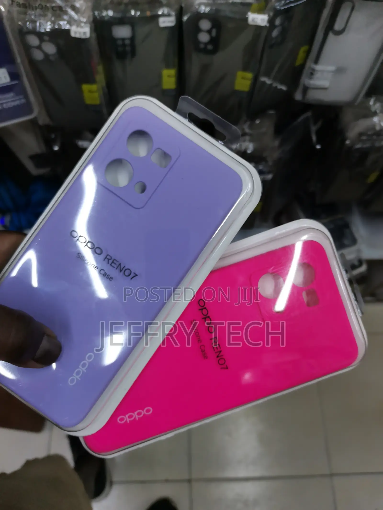 Silicone Case for Oppo Reno 7 -Purple-