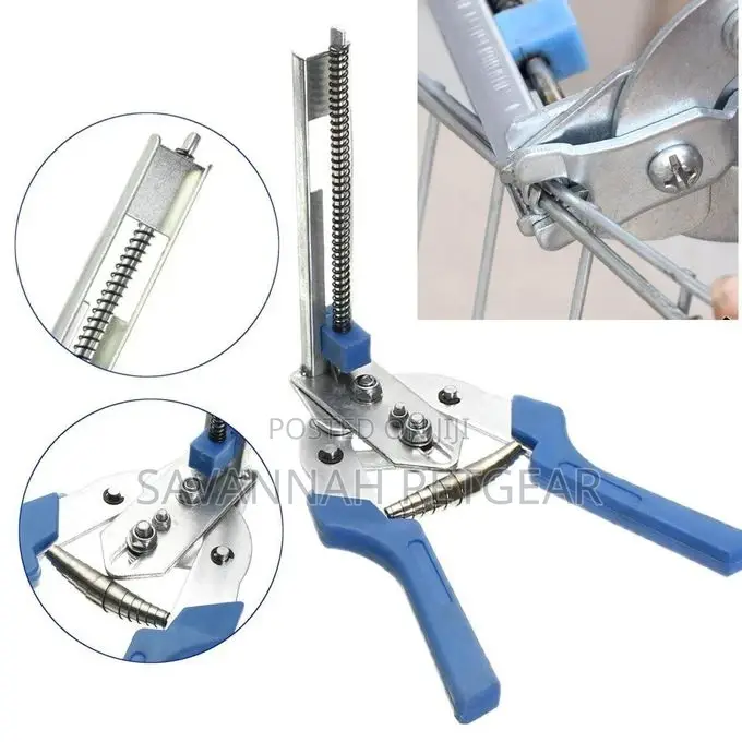 Blue C20 Hog Ring Heavy Duty Clip Pliers Fencing Fence Wire