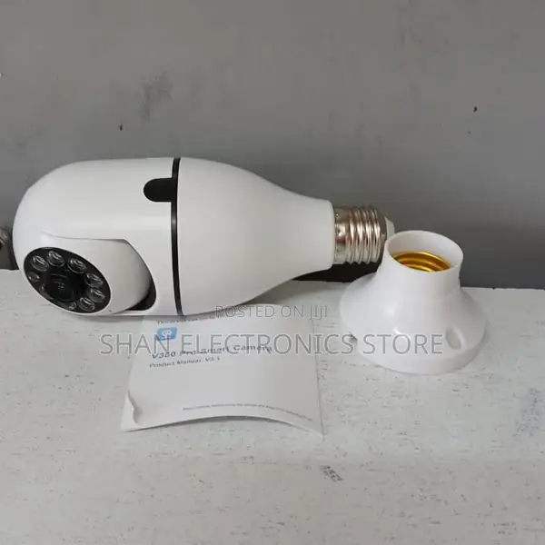 Bulb Shape V380 Pro | Indoor 360° Smart Home Security Camera