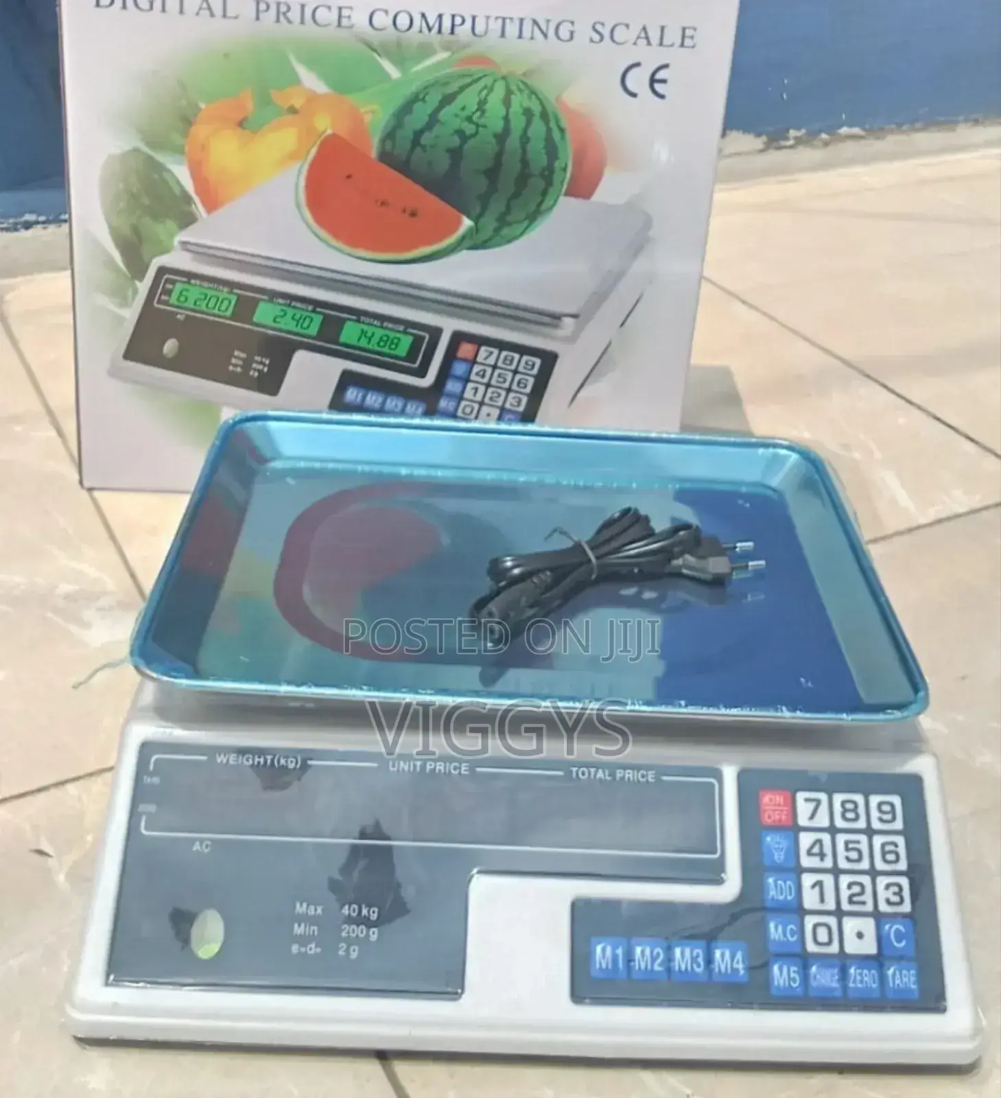 Good Working ACS 40kg Armless Digital Computing Scale AR-09
