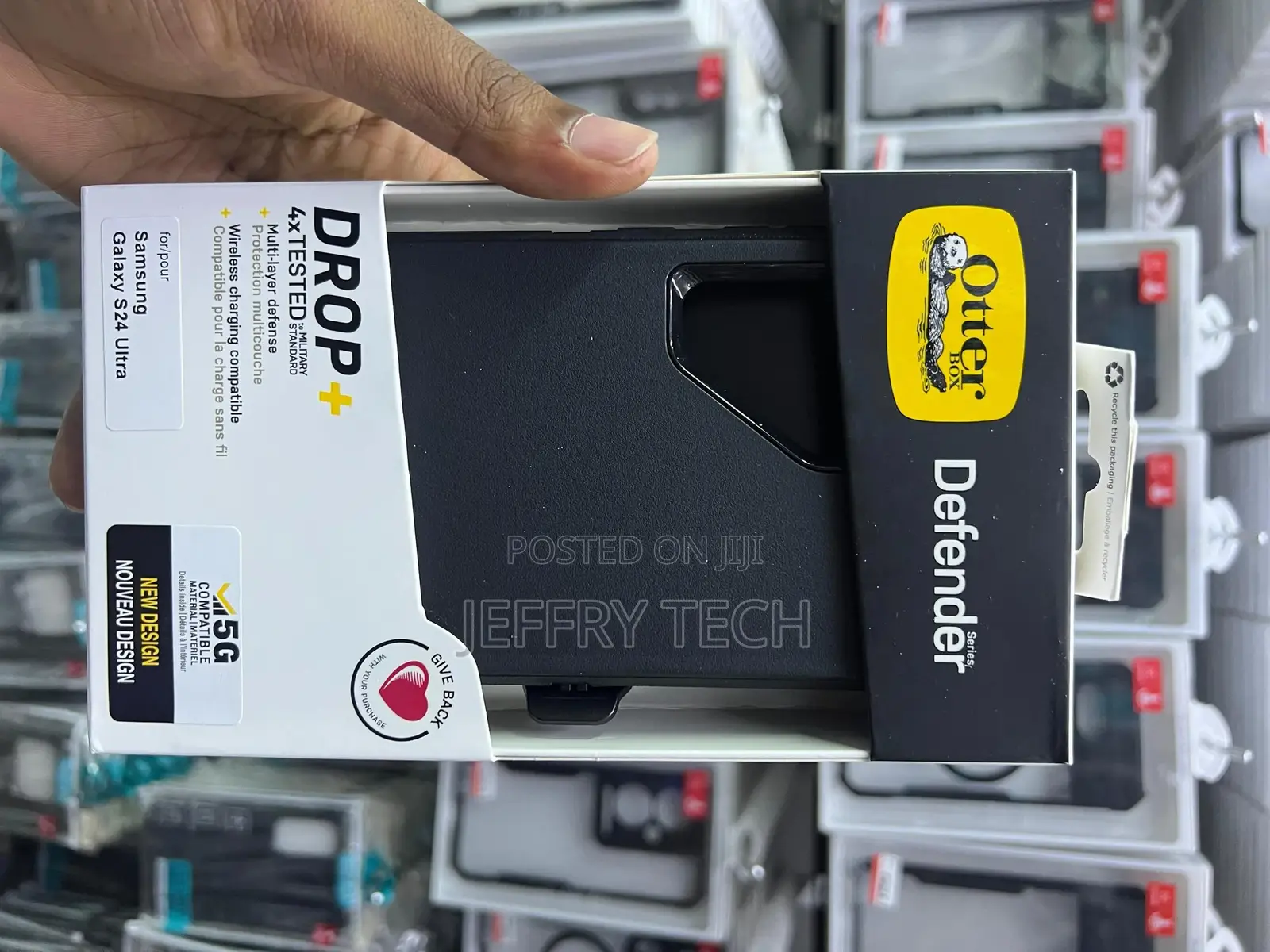 Otterbox Defender Case and for Samsung Galaxy S23 Ultra Blac