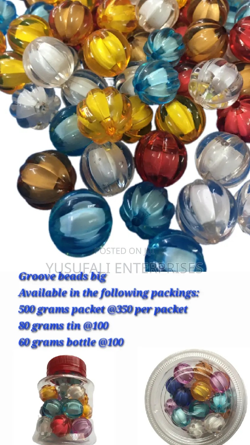 Beads With Grooves Wholesale