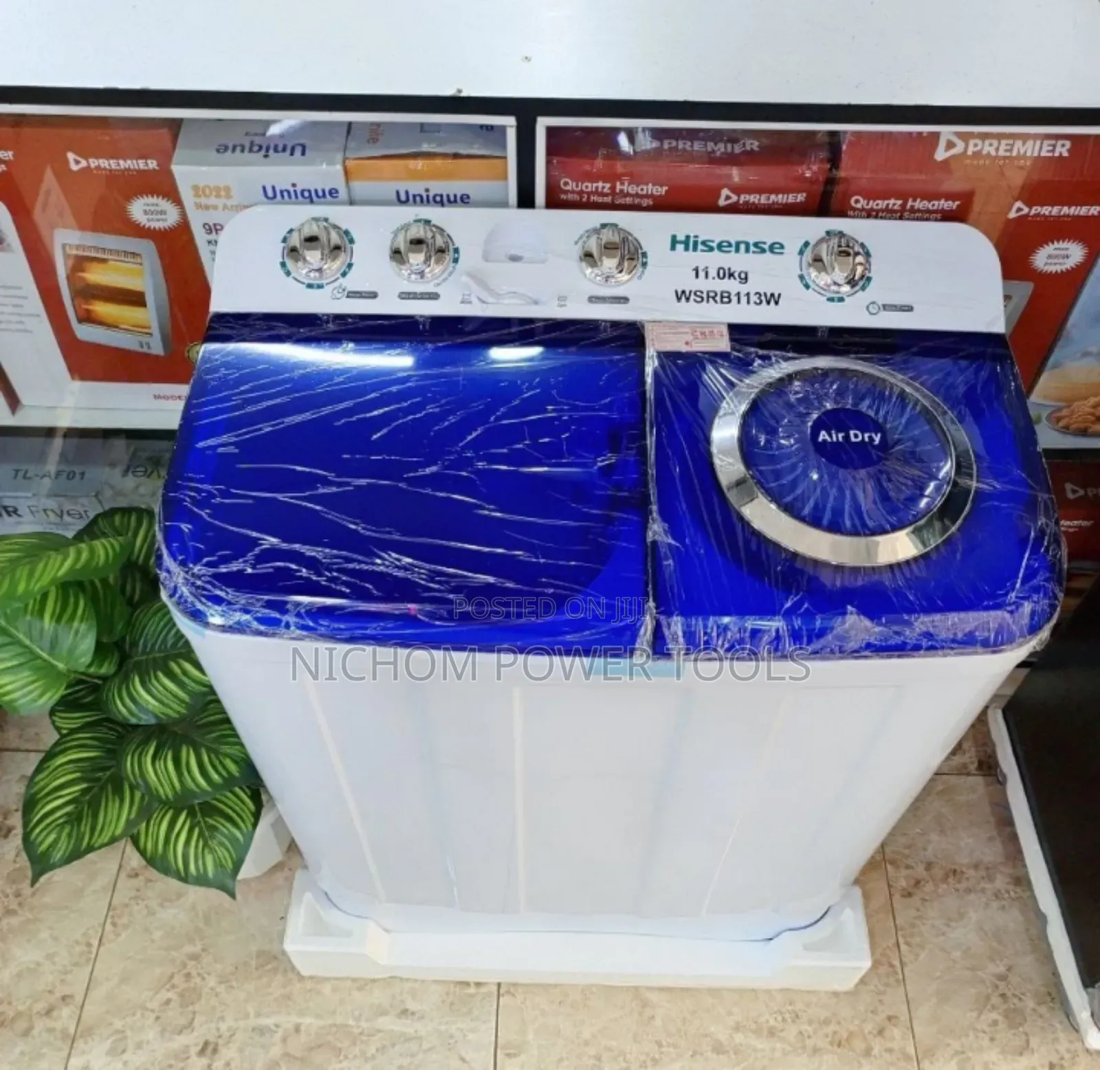 Hisense WSRB113W 11kg Washing Machine Twin-Tub