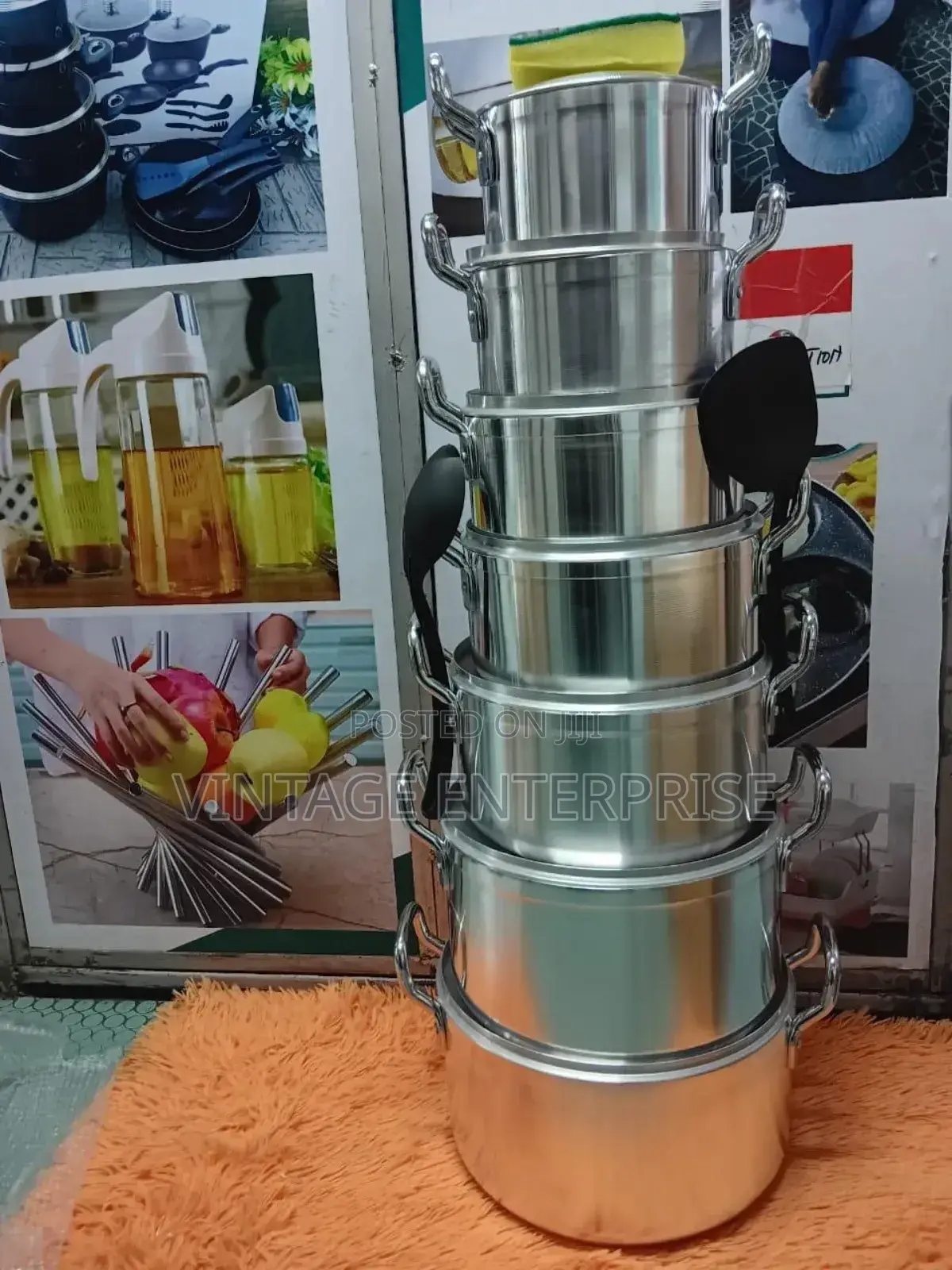 Tornado Tc 14pcs Stainless Steel Cooking Pots