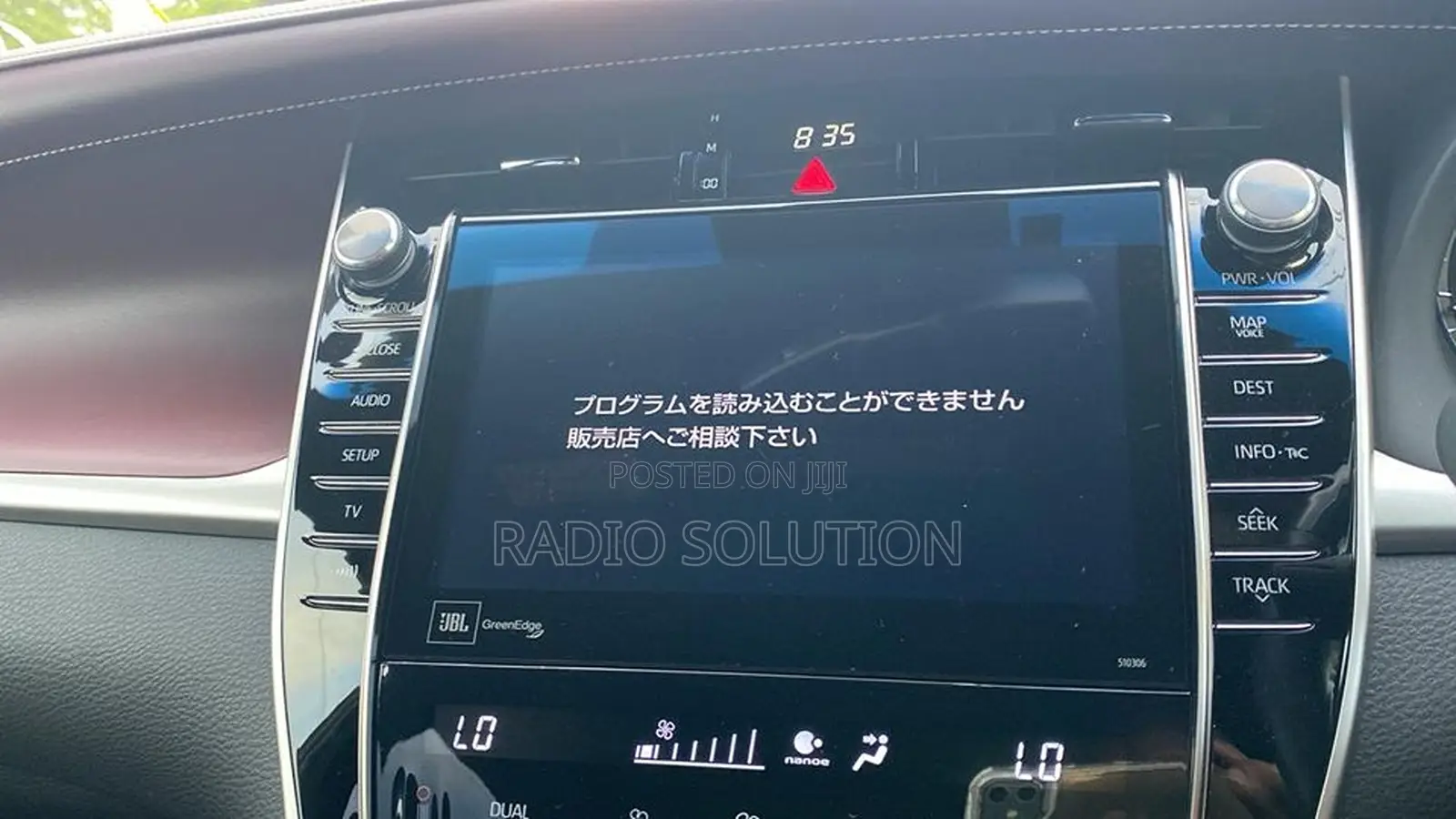 Toyota Harrier Radio SD Card Error Solution