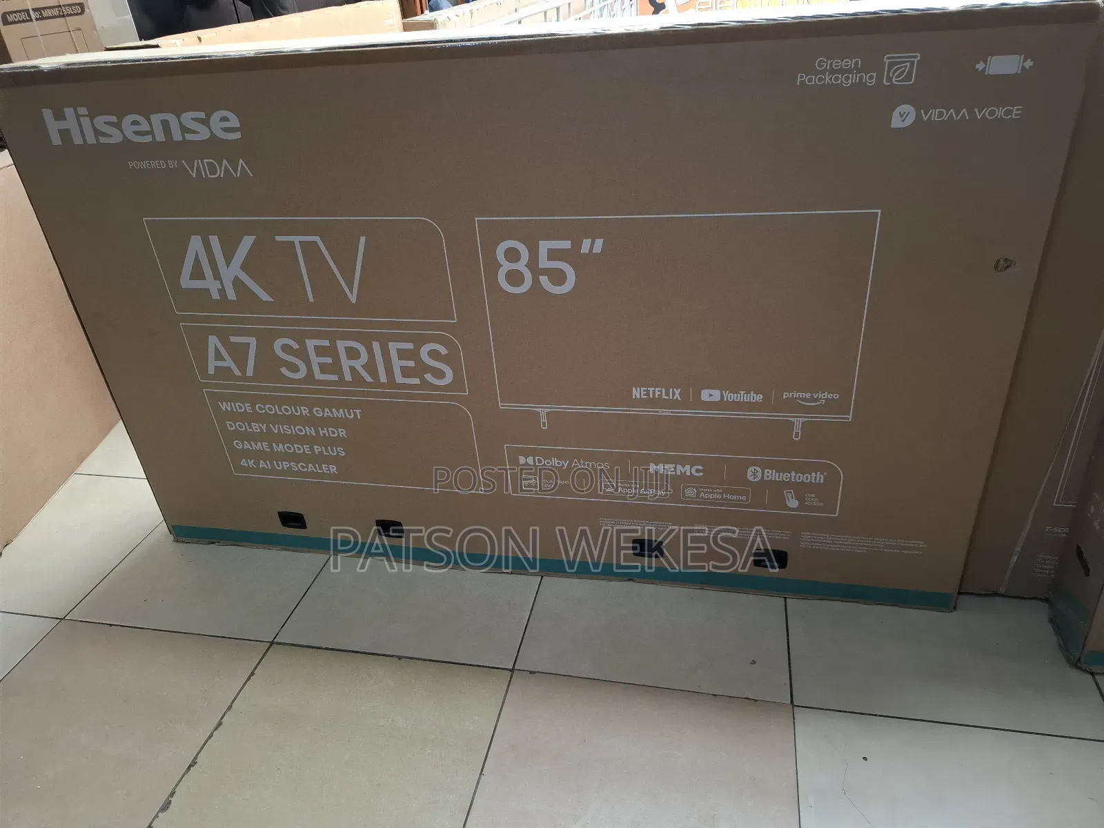 Hisense 85 Inch 85A7 Smart Uhd Tv – New Model