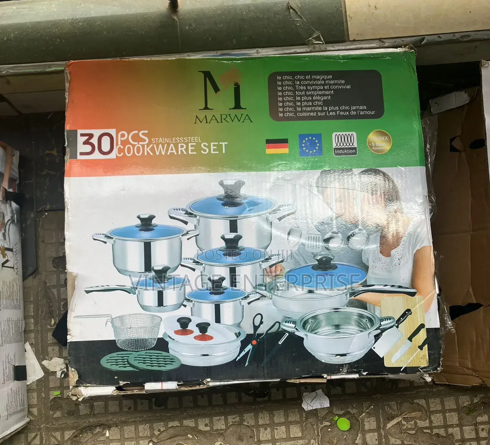 *30pcs Marwa Cookware Set