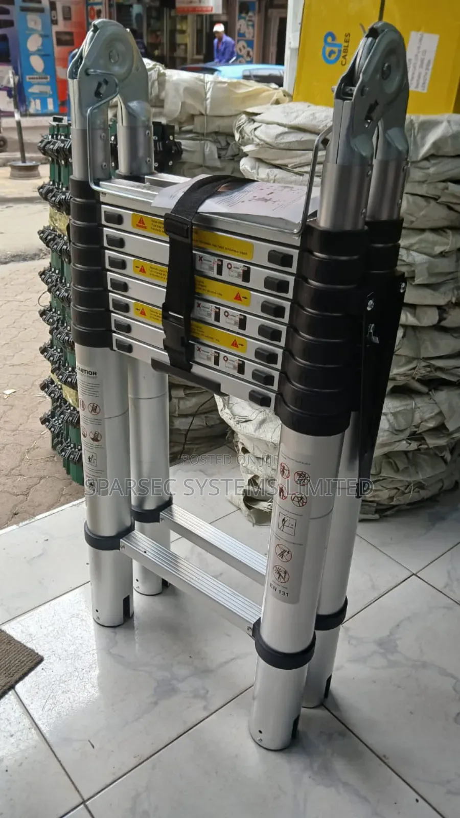 Double Telescopic Ladder 7.2 Metres (3.6+3.6)