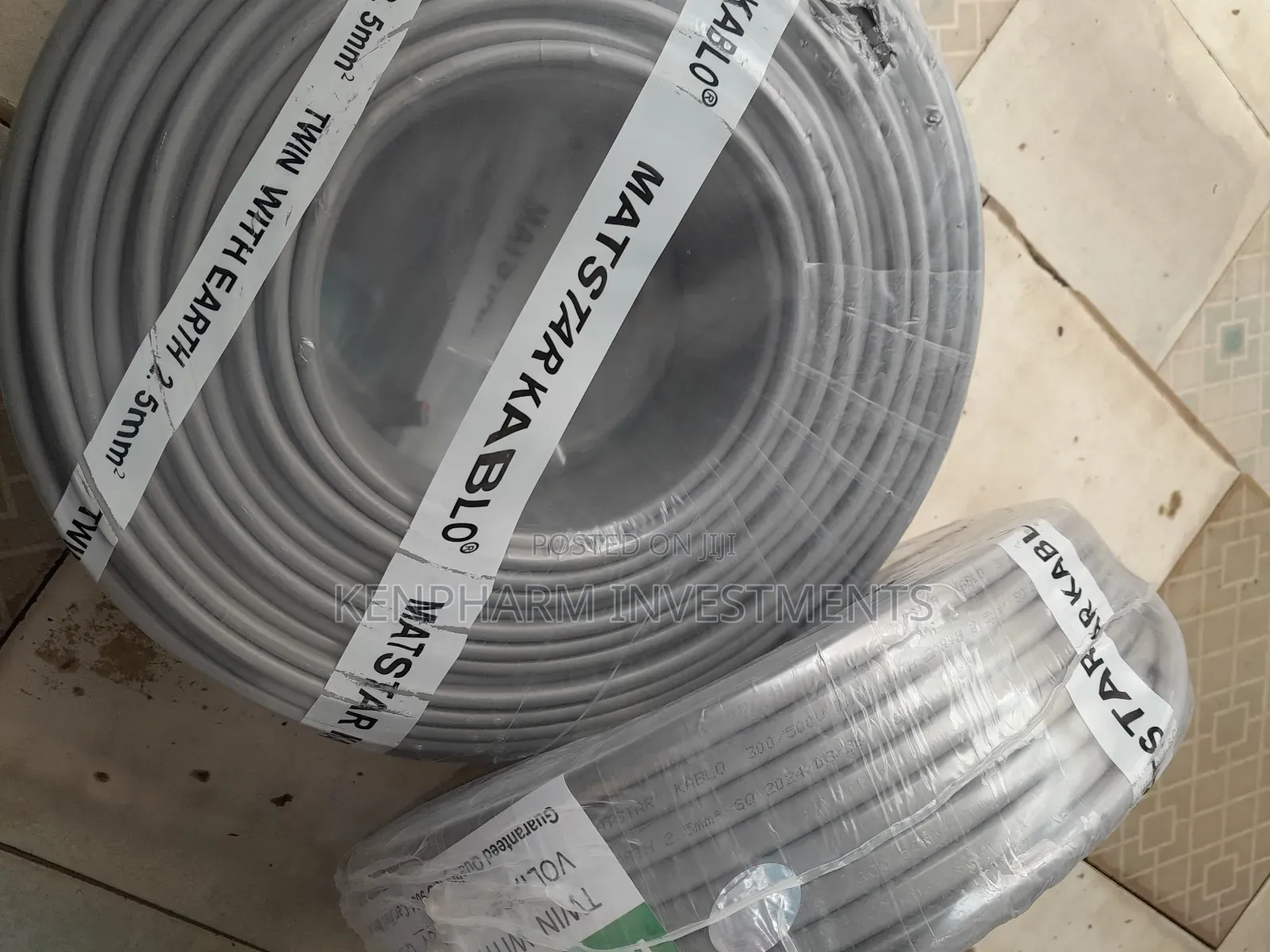 Twin Earth 2.5mm2 Cable, 90 Meters, 3-Core; Mt022