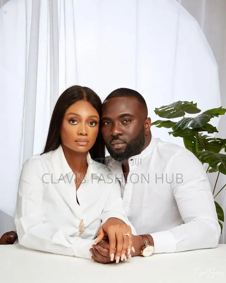 Couple Wear White Official Shirts