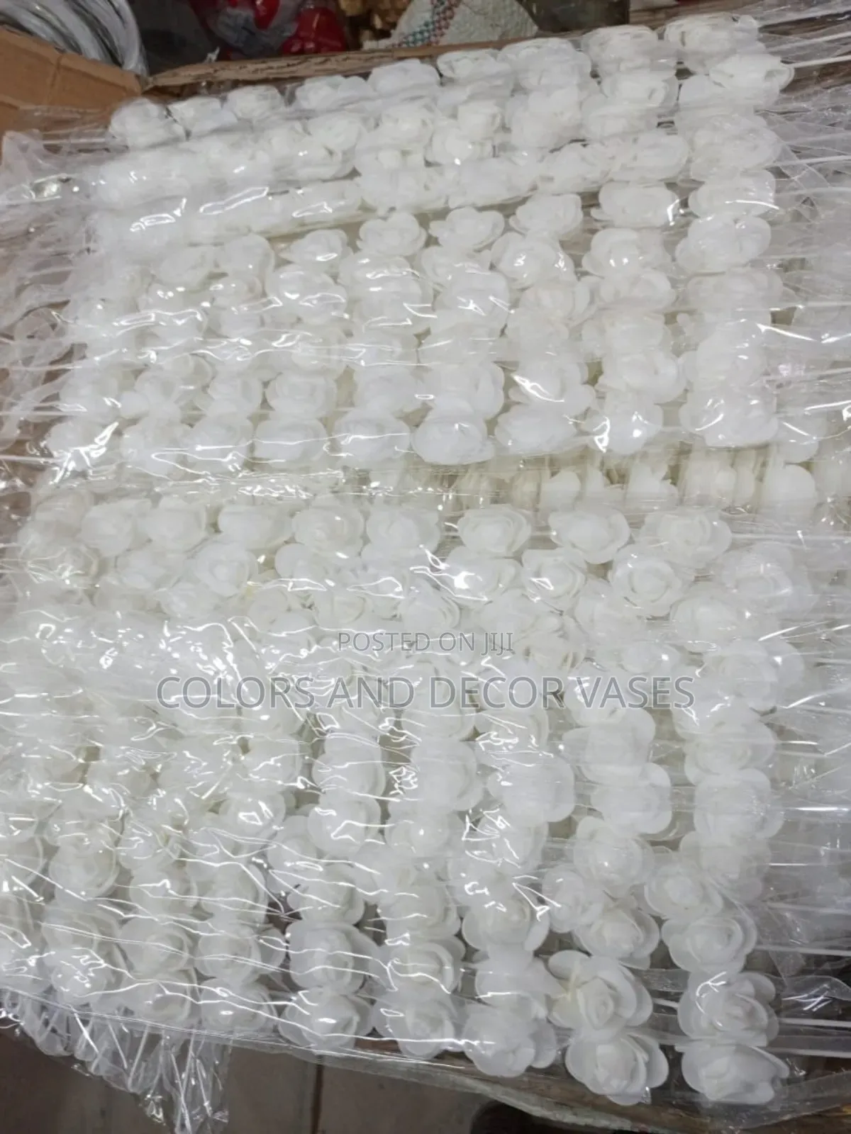 White Baby Shower Head Flowers a Dozen