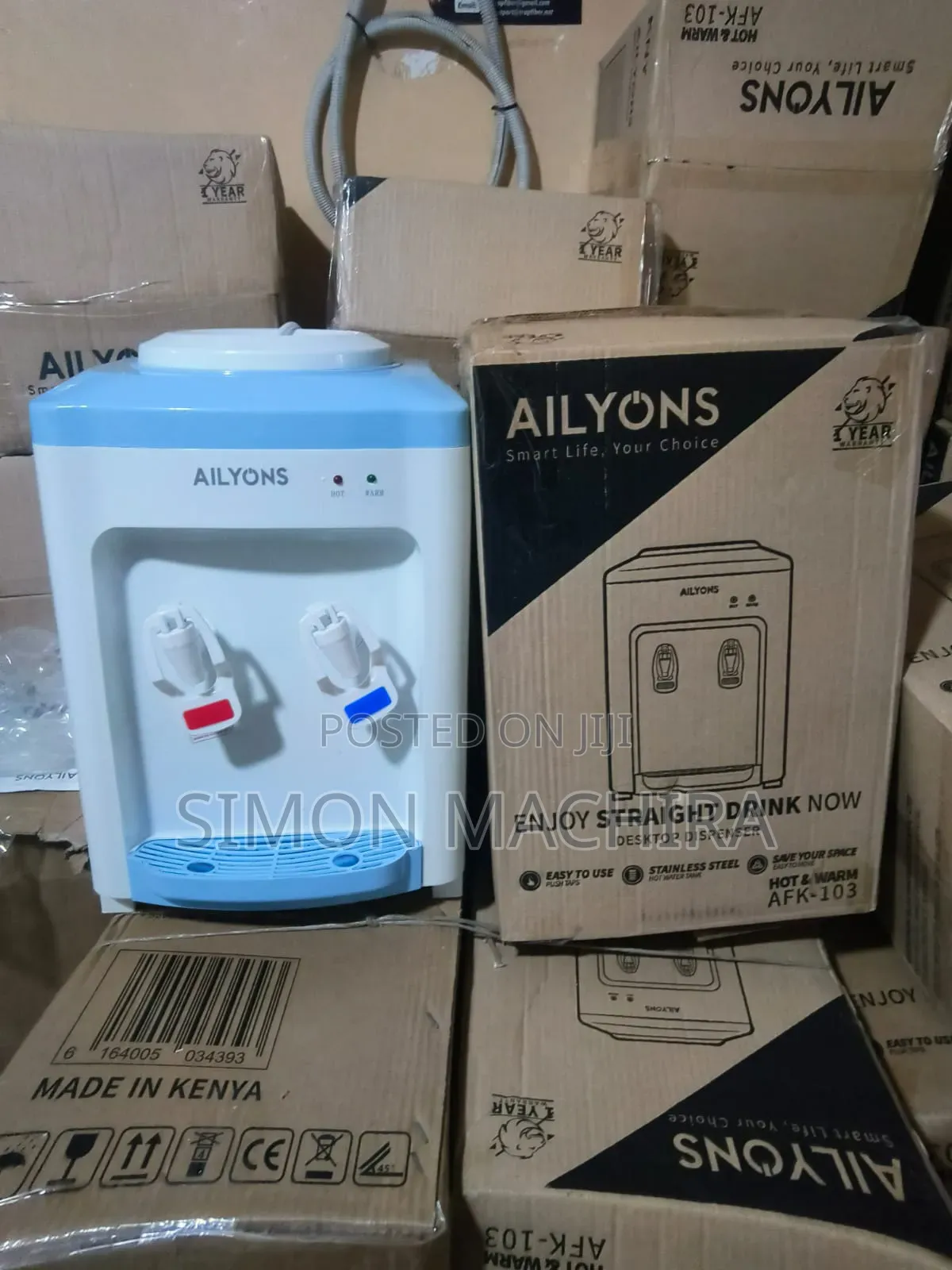 Ailyons Table Top Water Dispenser Hot and Normal