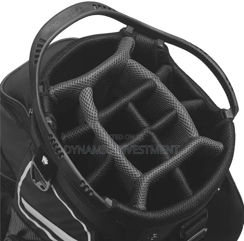 Taylormade Pro Cart Bag Black/White/Charcoal
