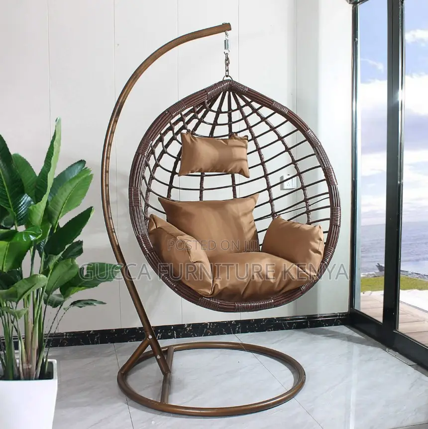 Home Chairs: Rattan Modern Hammock Outdoor Swing