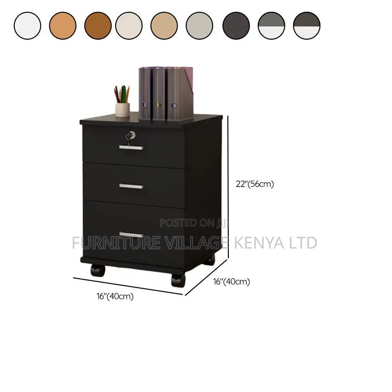 Office Cabinet -Vertical Filing Cabinet With Key Lock