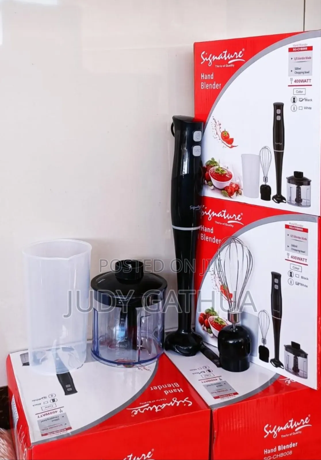 Signature Hand Blender 4 in 1