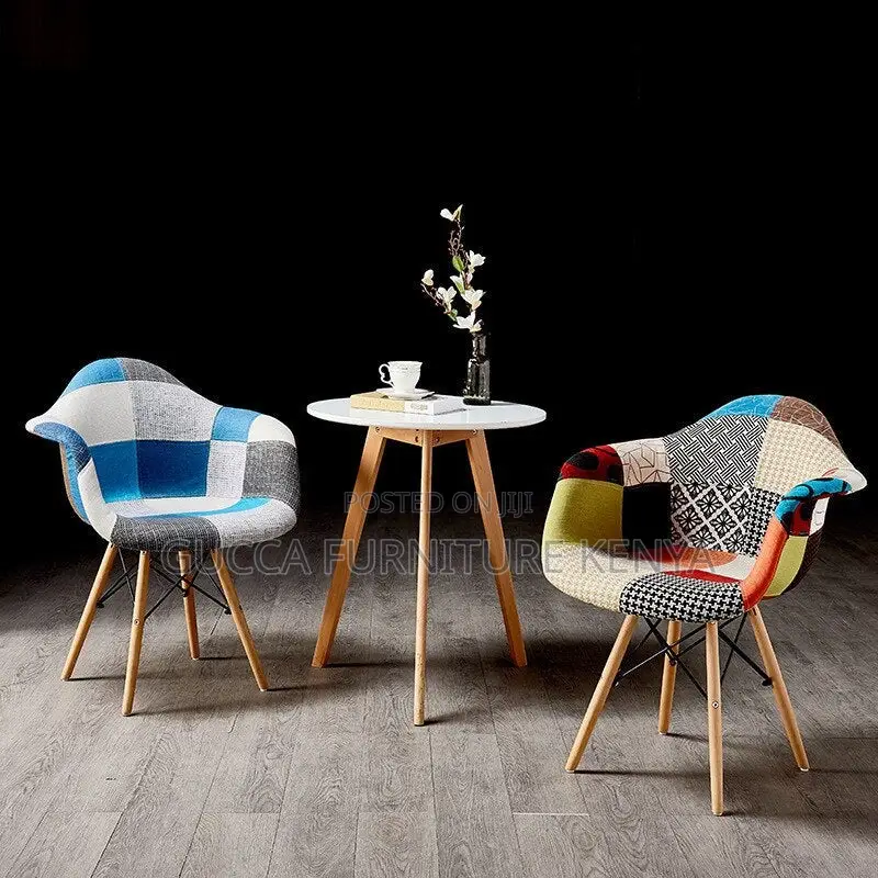 Office Chairs: Arm Rest Patchwork Eames Chair