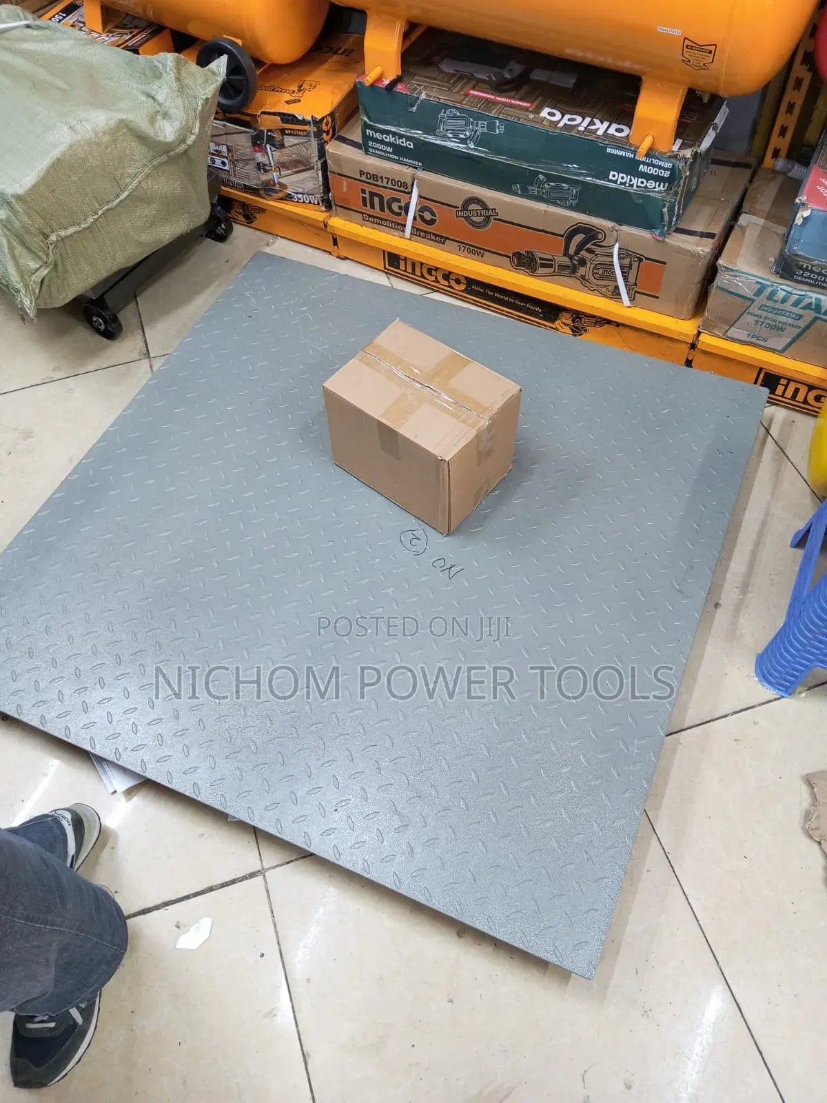 Heavyduty 1tonne 1000kg 1m by 1m Digital Weighing Scale