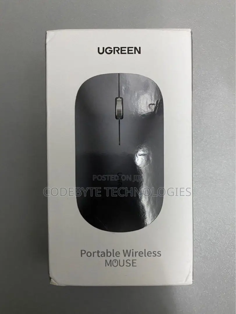 UGREEN Wireless Portable Mouse (Without Battery) - Grey`