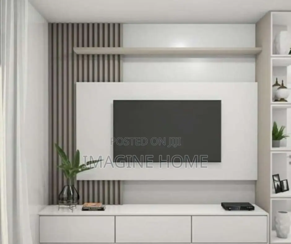 Light Grey Home Fluted Wall Panels