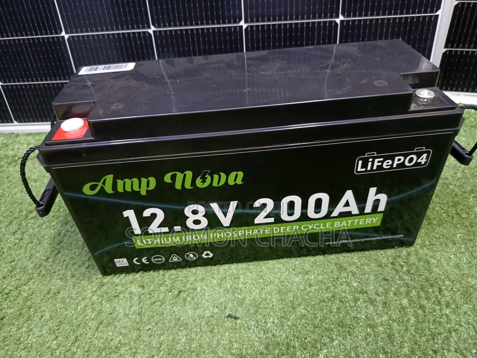 Amp Nova 12.8V 200ah Lithium Phosphate Deep Cycle Battery