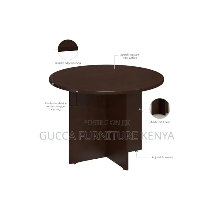 Conference Table: 4 Ft Round Mini-Conference Office Table