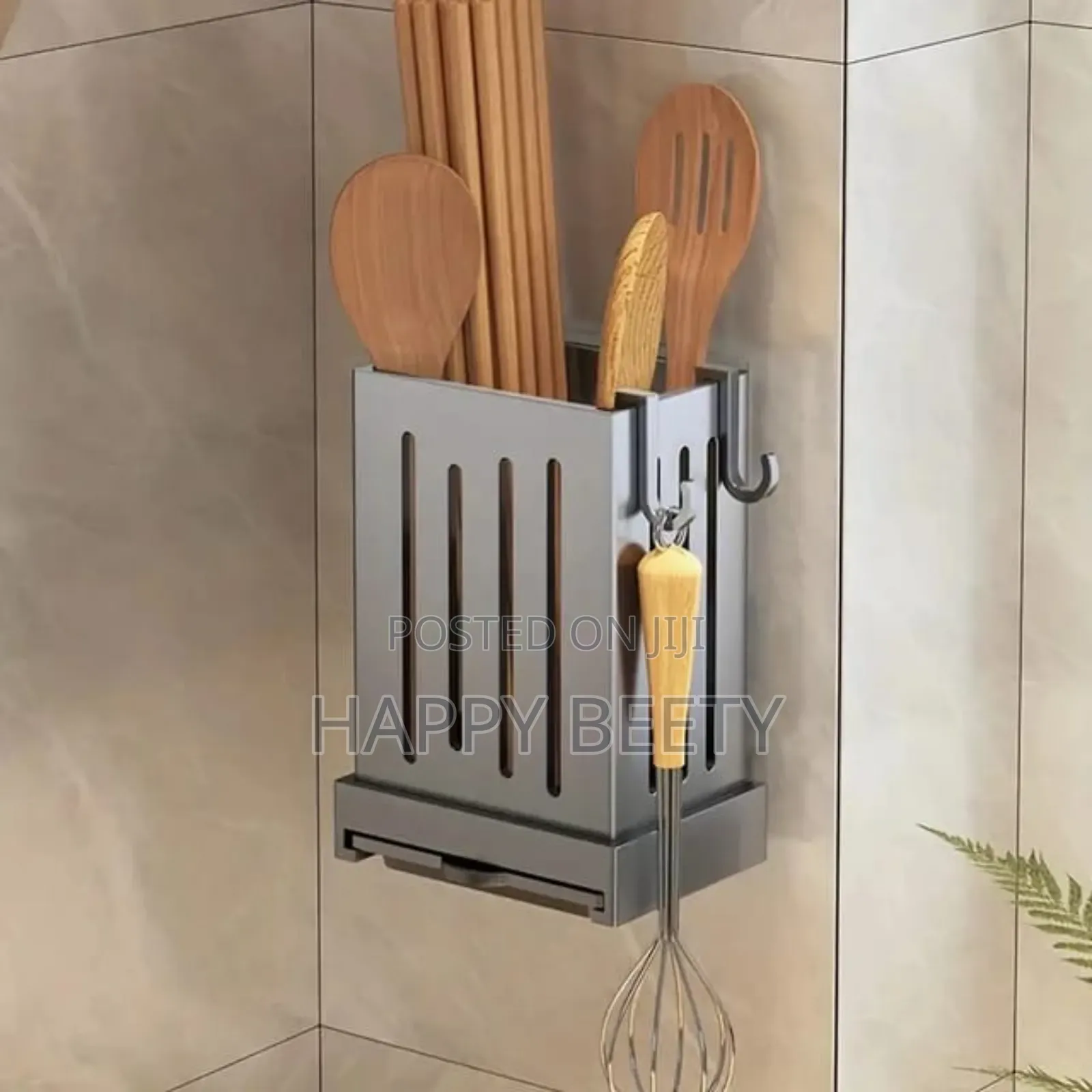 Wall Mounted Perforated Plastick Spoon,Chopstick Holder