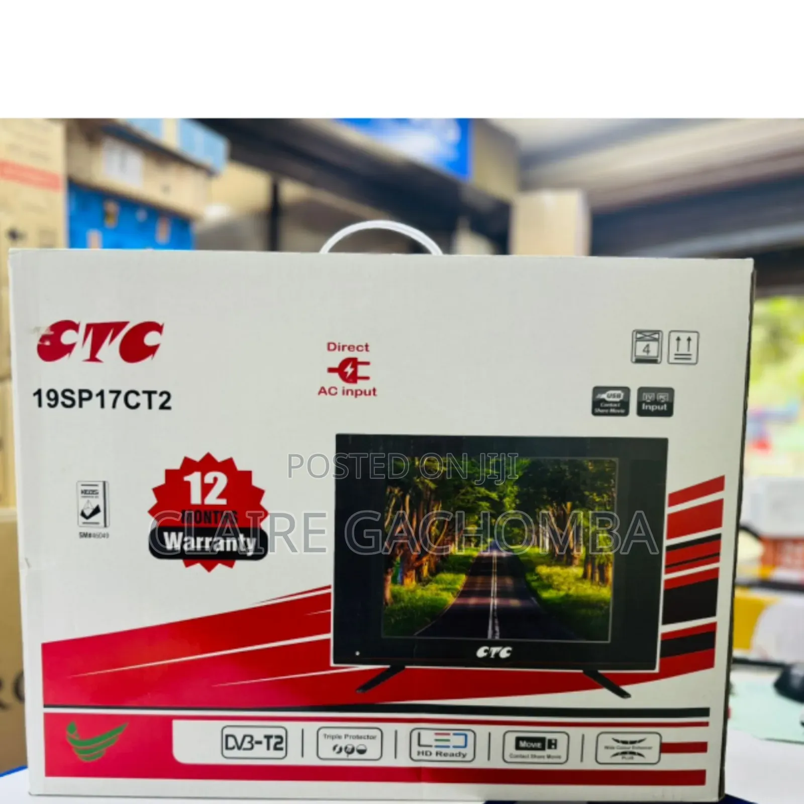 New CTC 19 Inches Digital Tv 19SP17CT2