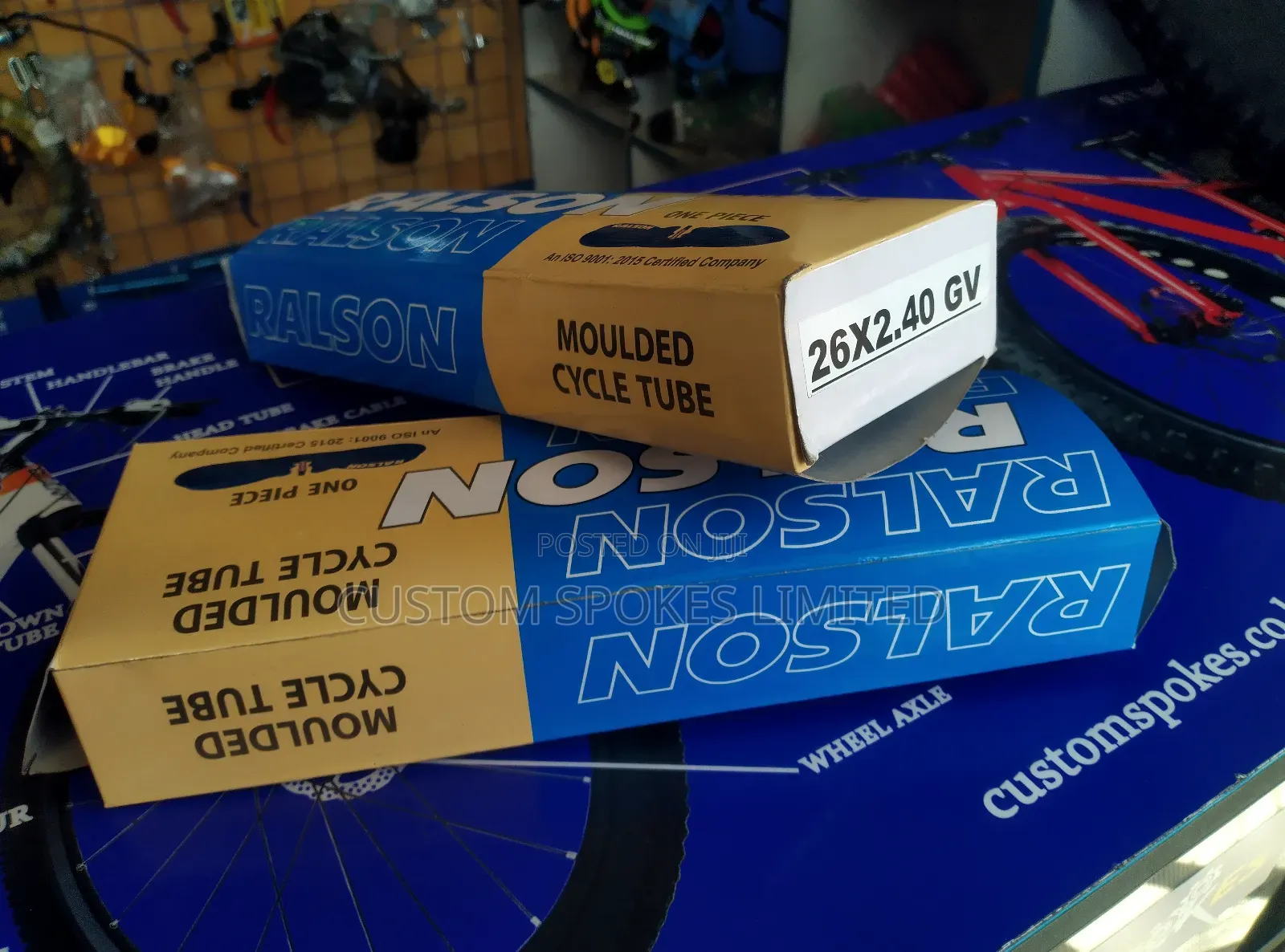 26x2.40 Durable Wide Bicycle Tyre + Tube