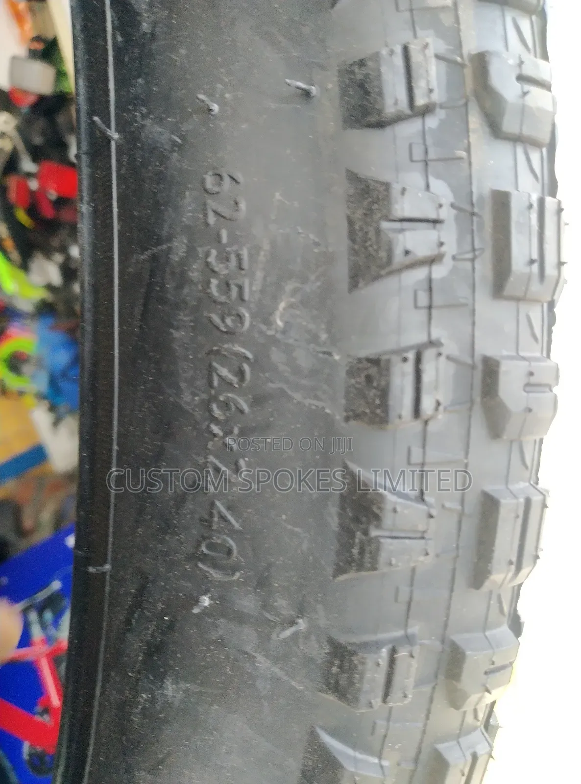 26x2.40 Durable Wide Bicycle Tyre + Tube