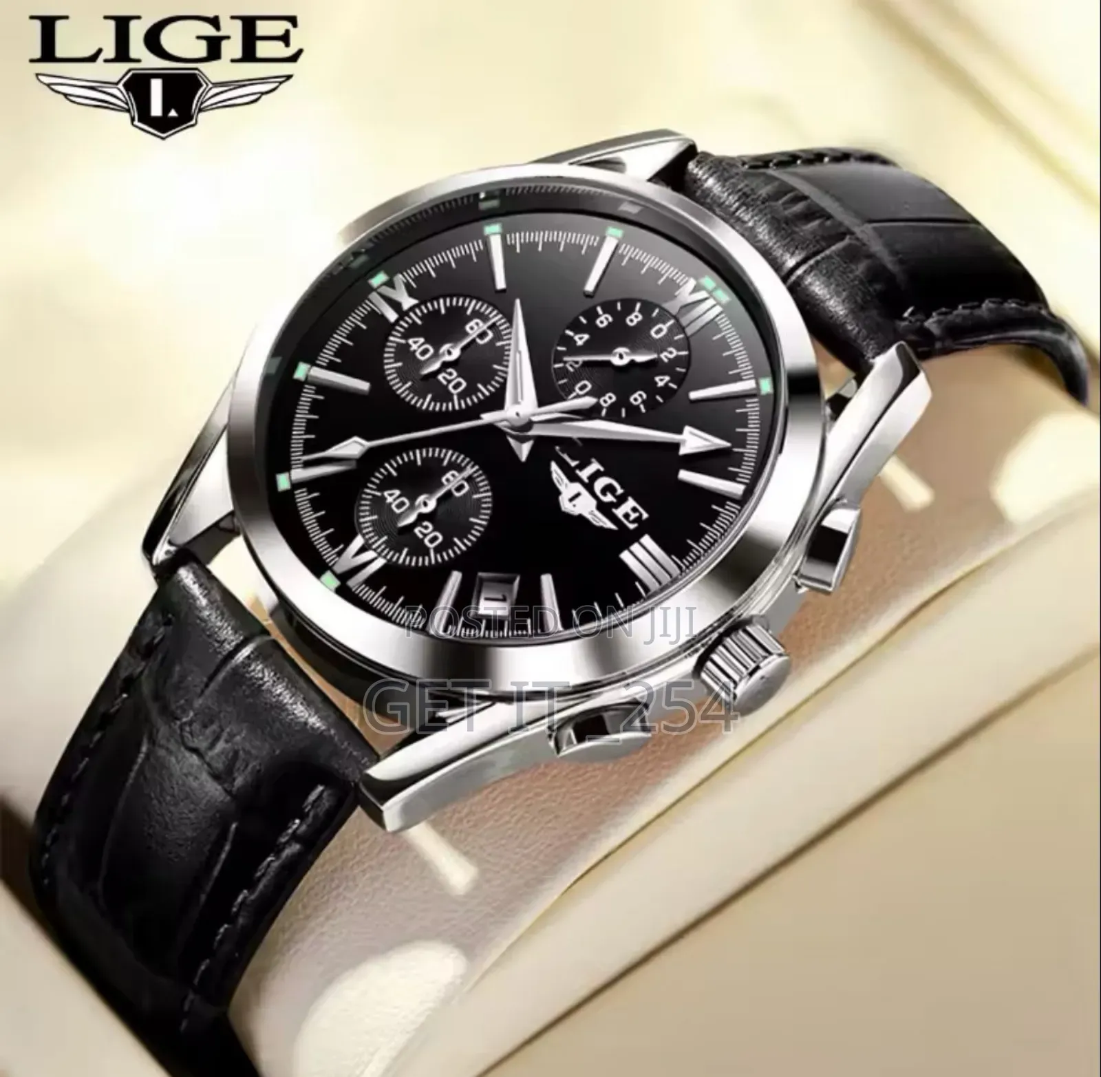 #Restocked Lige Chronograph Gents Watch