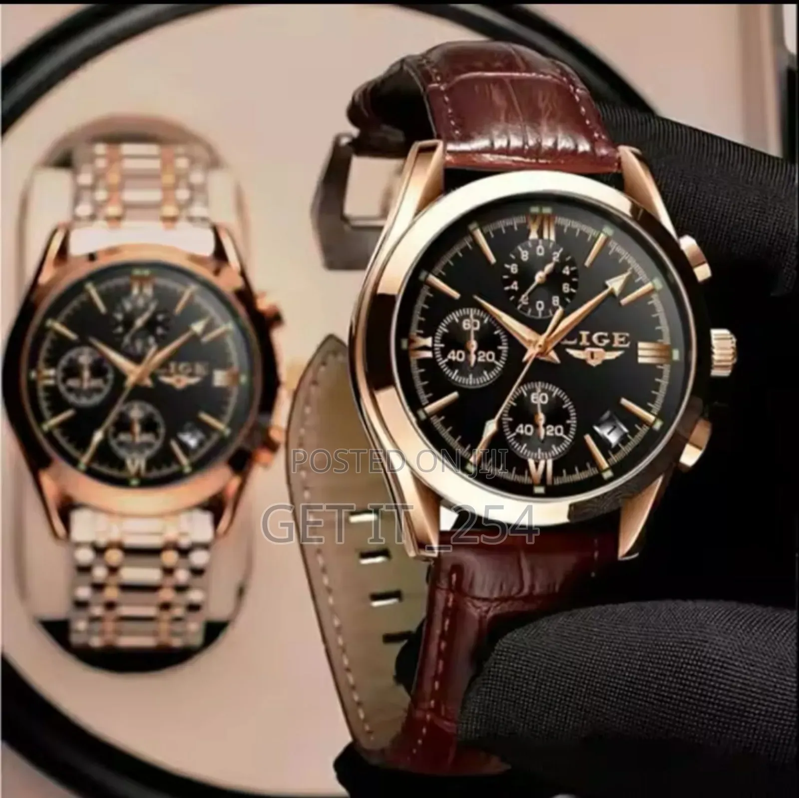 #Restocked Lige Chronograph Gents Watch