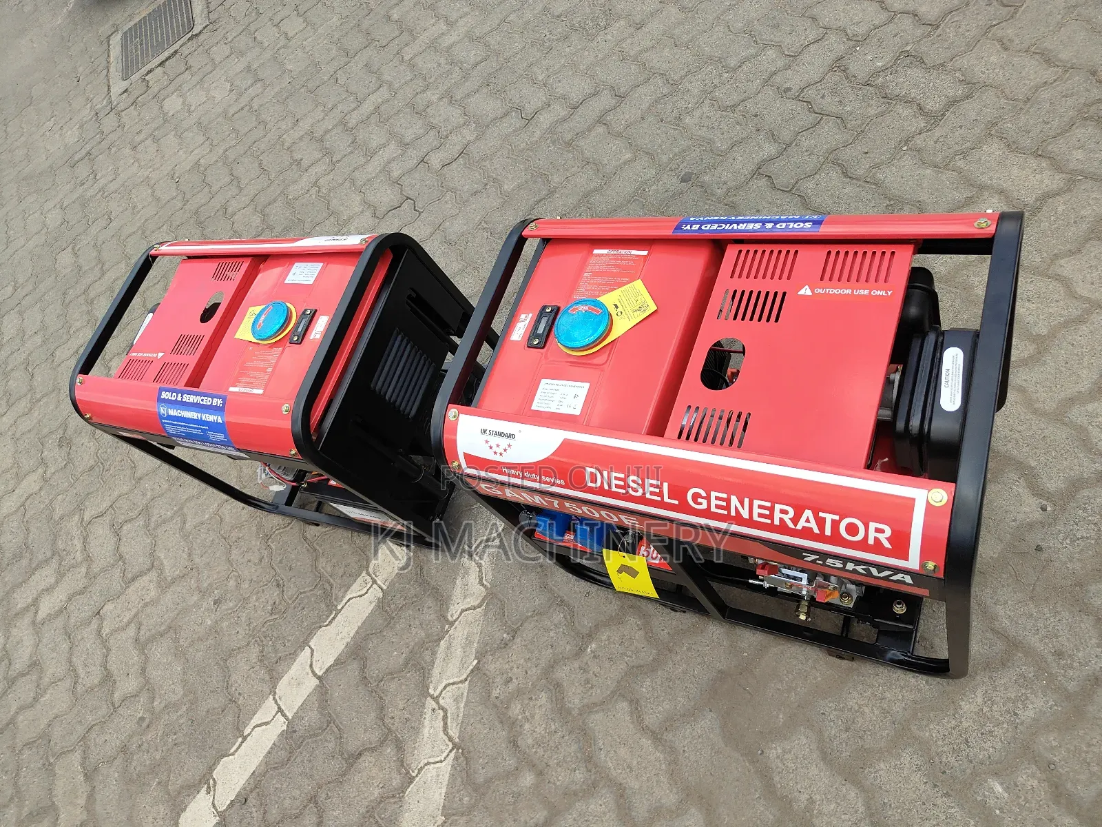 GAM 7.5kva Diesel Silent Generator Heavy Duty Single Phase.