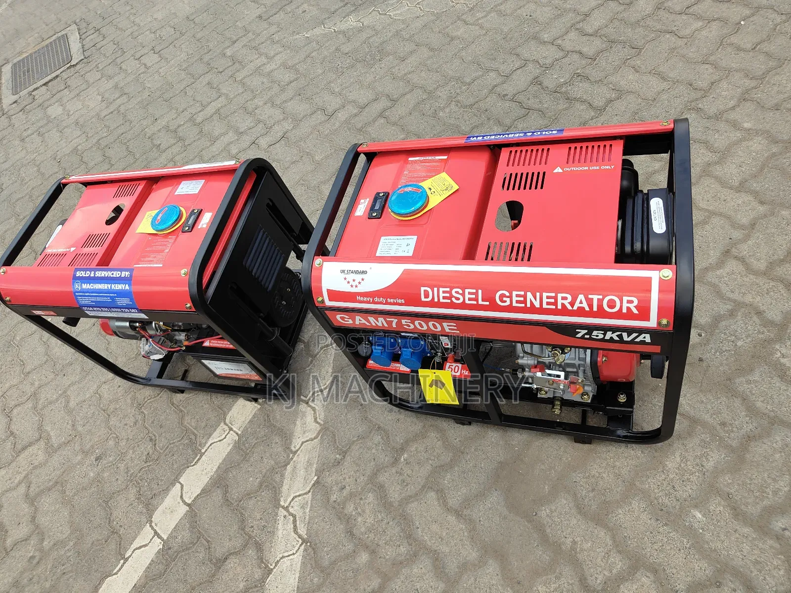 Gam Diesel Open Set 7.5kva Generator.