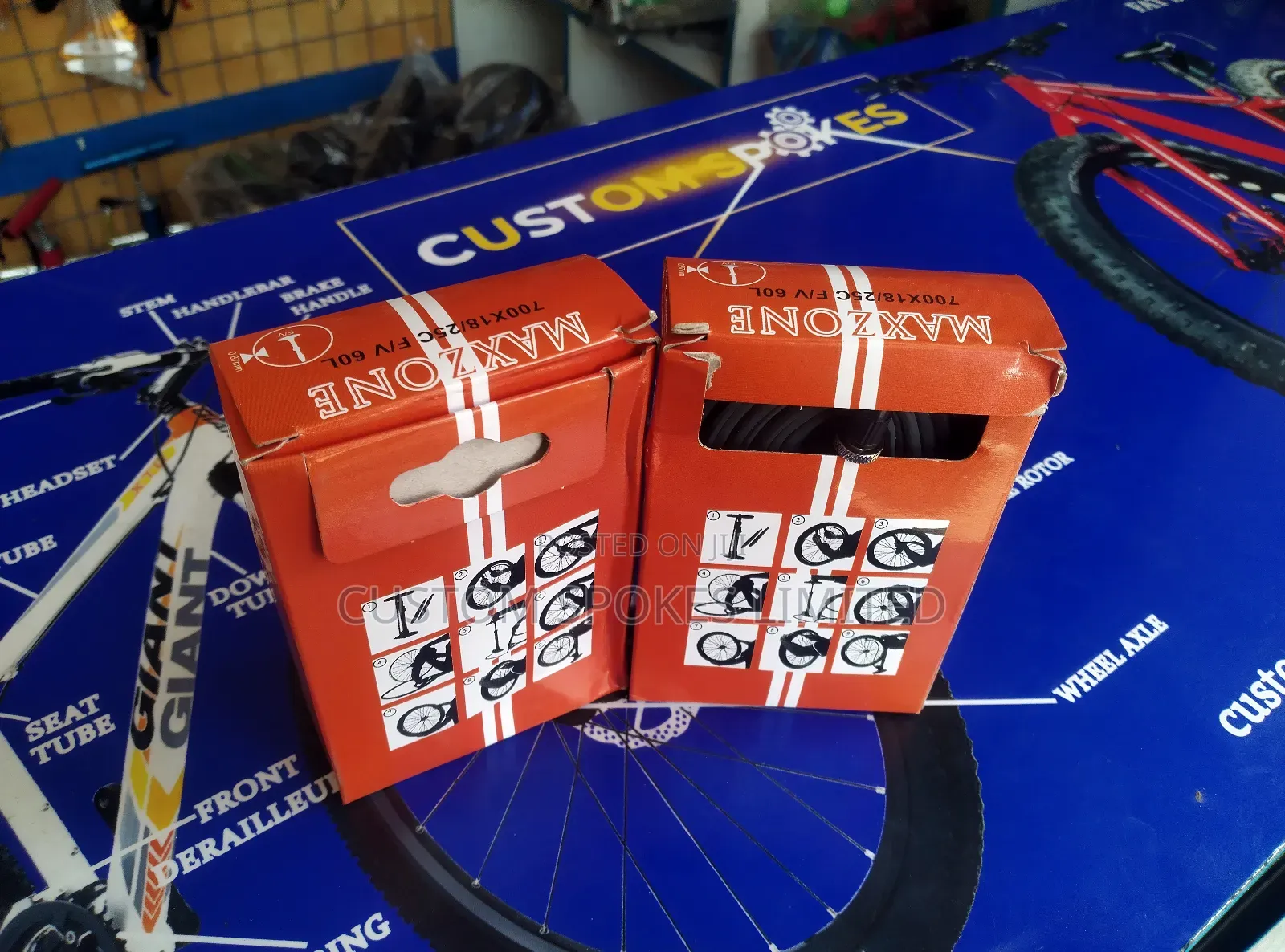 Maxzone 700x25c Quality Taiwan Tube
