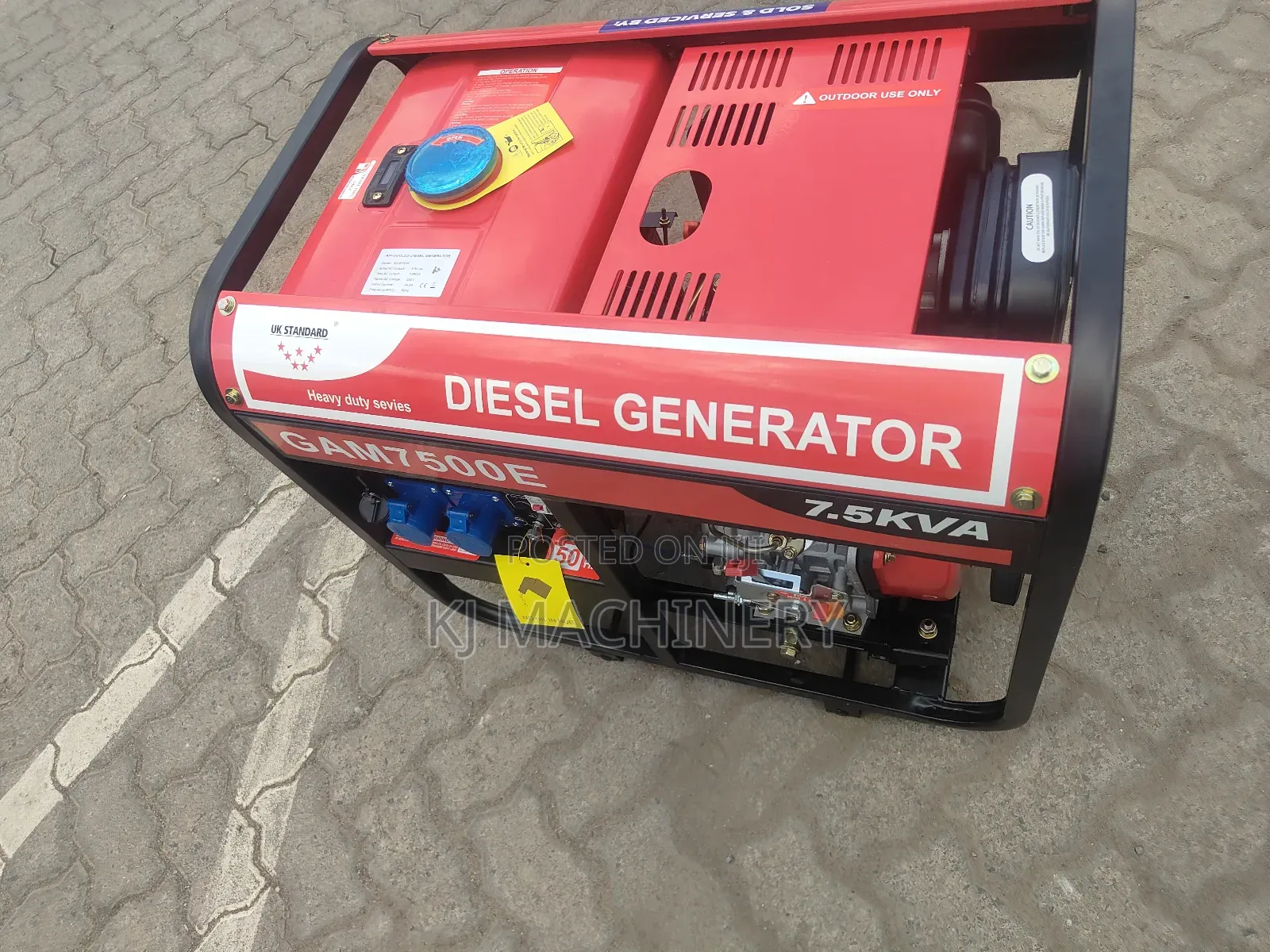 GAM Diesel Generator 7.5kva Heavy Duty Powerful