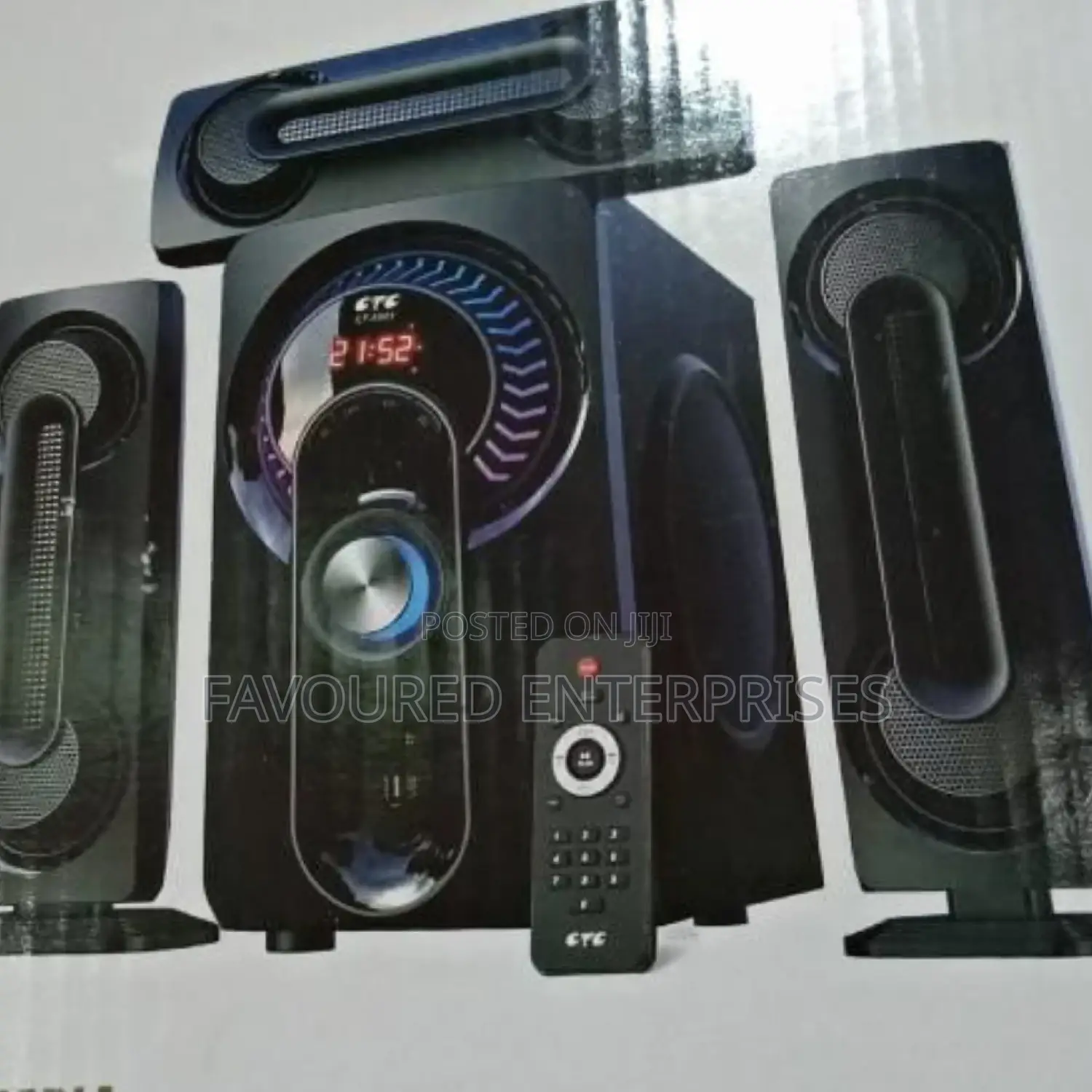 CTC 3.1CH Ct6001 Multimedia Speaker System Fm/Bt/Usb