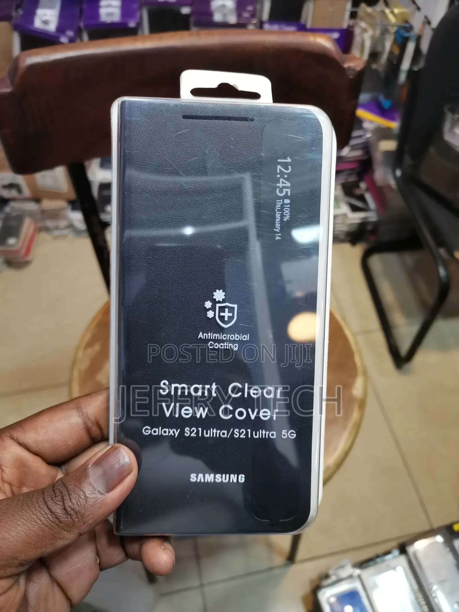 SMART VIEW LEATHER Case for Samsung Galaxy S21 Ultra Case Wi