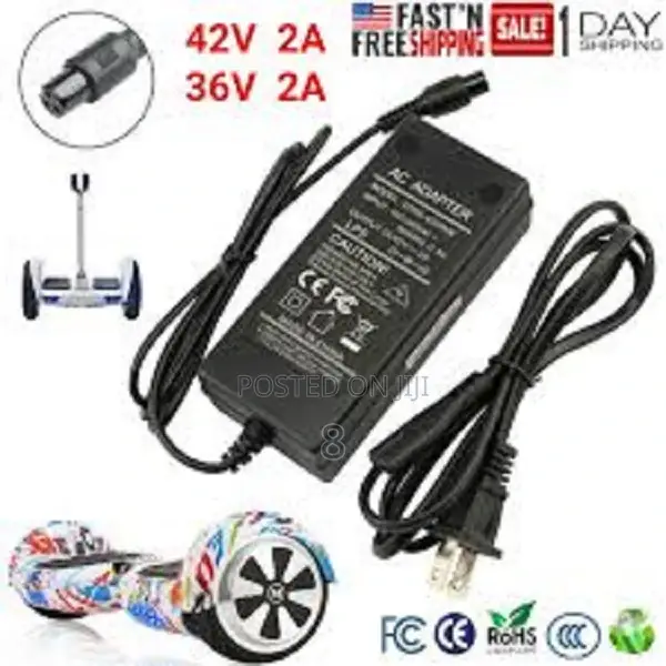 Premium 36V Hoverboard Charger – Compact Design