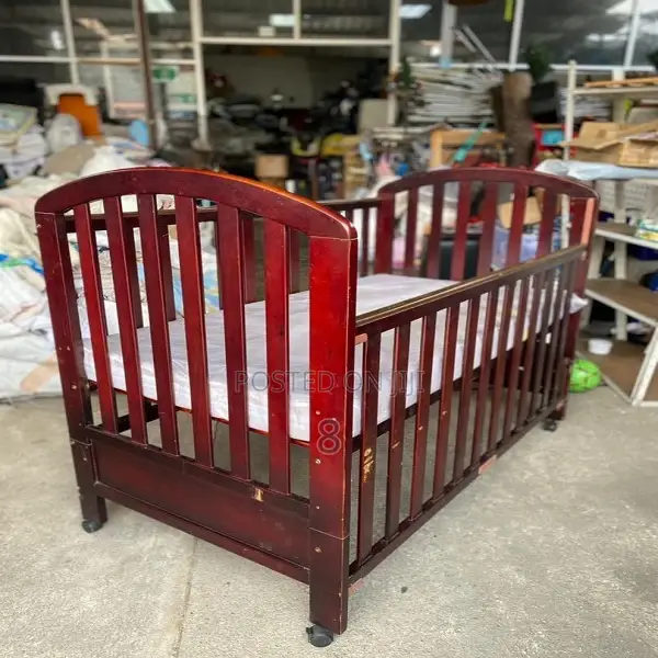 Luxury Wooden Baby Crib – Safe Sleep Solution