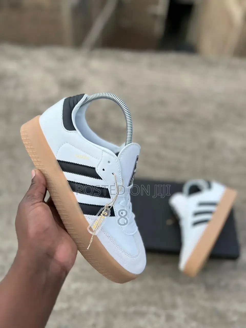 Adidas Samba White Black Double Sole Sneakers – Classic St