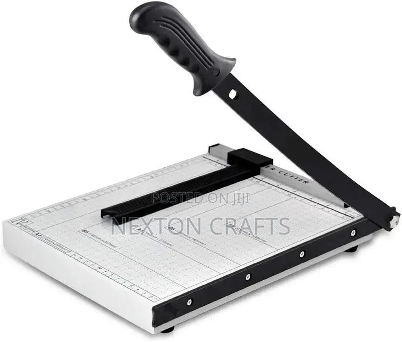 Paper Cutter A4 Size 12 Inch, Guillotine Trimmer White