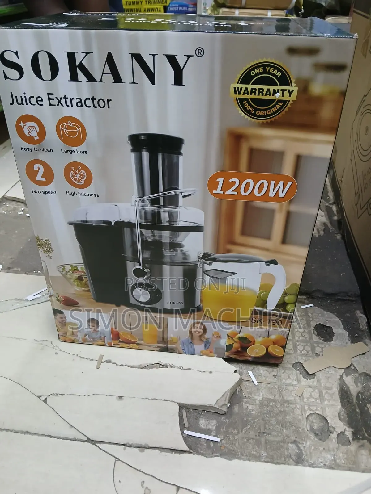 1200W Sokany Slow Juicer