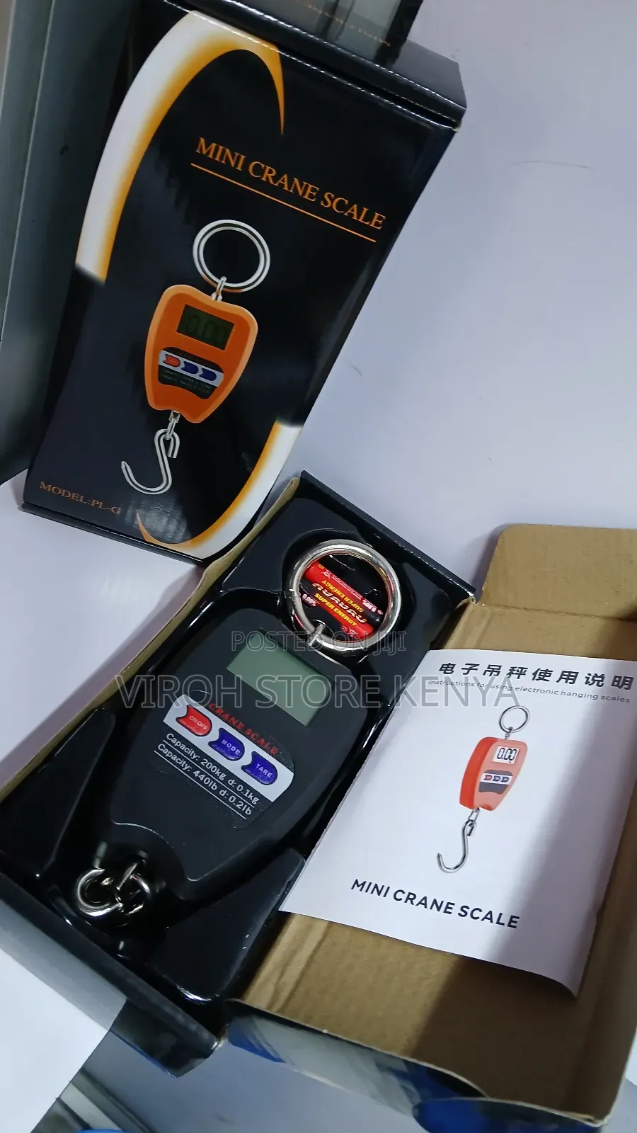 Digital Mini Crane Scale Hanging 200kgs Weighing Scale