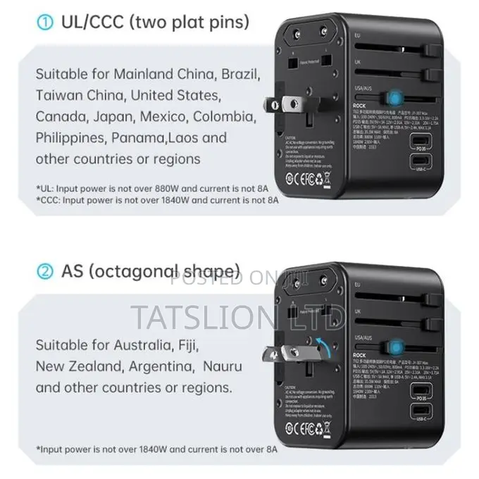 Rock 35.5W Multifunctional Pd Charger